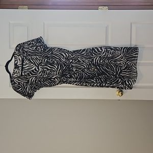 JBS sheer midi dress